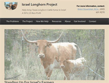 Tablet Screenshot of longhornproject.org